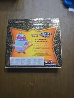 Pokemon TCG Shining Fates Mad Party Pin Collection Polteageist Sealed Box 820650808685 - Image 2