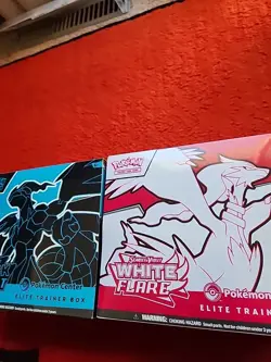 Pokemon Scarlet and Violet Black Bolt/White Flare Pokemon Center ETBs SEALED NEW - Image 3