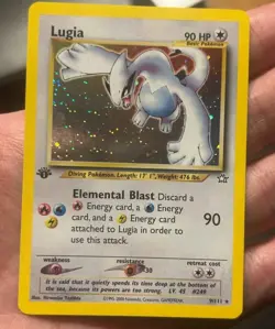 Pokemon TCG Lugia Neo Genesis 1st Edition Holo Rare - Image 1