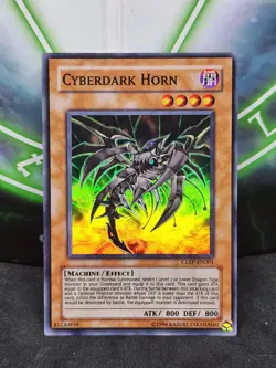 Yugioh Cyberdark Horn CDIP-EN001 Super Rare Unlimited NM - Image 1
