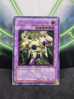 Yugioh Elemental Hero Thunder Giant TLM-EN036 Ultimate Rare 1st Edition HP - Image 1