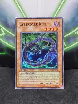 Yugioh Cyberdark Keel CDIP-EN003 Super Rare 1st Edition MP - Image 1