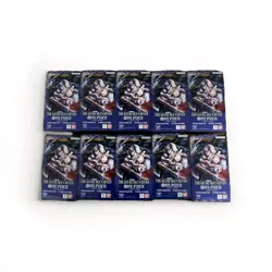 One Piece OP14 The Azure Sea’s Seven Sleeved Booster Pack Lot Of 10 - In Hand - Image 1