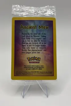 Pokemon TCG Ancient Mew Holo Card 2000 Movie Promo, Sealed Unopened (T) - Image 2