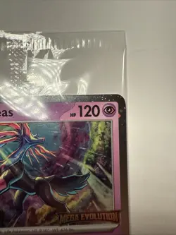 Sealed Pokemon Mega Evolutions Xerneas 064/132 Stamped Promo Card - Image 4