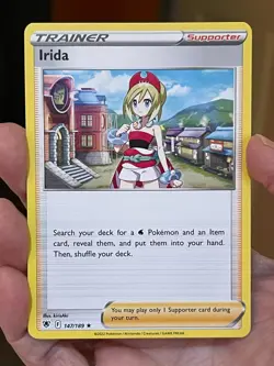 POKEMON IRIDA 147/189 RARE (NON HOLO) ASTRAL RADIANCE NM CARD - Image 1