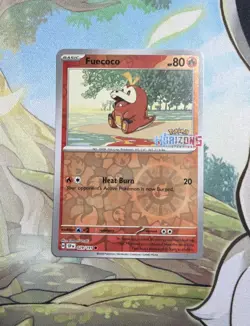 Fuecoco Stamped Horizons 029/191 Promo NM Condition Pokemon TCG Card REVERSE - Image 1