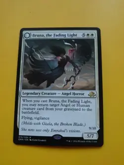 Bruna, the fading light. Angel horror ELD Magic the Gathering Card. - Image 1
