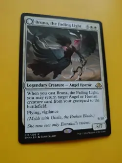 Bruna, the fading light. Angel horror ELD Magic the Gathering Card. - Image 3