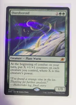 Magic: The Gathering Ouroboroid Creature Card Green EOE M0201 2025 - Image 1
