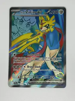 Pokemon TCG Hop's Zacian EX Holo Card 176/159 Sv09: Journey Together Near Mint - Image 1