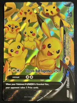 Pikachu V-UnionSWSH142 Promo Holo Sword & Shield Promo Cards NM FAST SHIP!! - Image 1