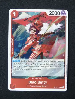 Belo Betty OP05-015 R - One Piece Card #3FD - Image 1