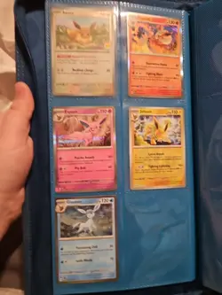 Lot Of 5 Holo Eevee Evolutions Pokemon Cards 1 2025 Pokemon Day Eevee - Image 1