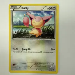 Pokemon TCG Card - Kalos Starter Set #28/39 - Skitty - MINT - Image 1