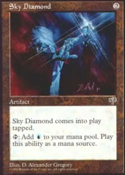 Light Play, English MTG Regular Sky Diamond Mirage Magic the Gathering - Image 1