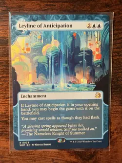 MTG Wilds of Eldraine: Enchanting Tales - Leyline of Anticipation Rare 55 - NM! - Image 1