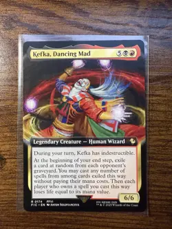 MTG - Final Fantasy - Kefka, Dancing Mad Rare Extended Art - 174 - NM! - Image 1