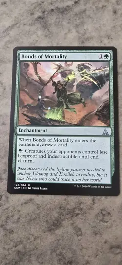 Bonds of Mortality Oath of the Gatewatch Regular Enchantment Uncommon MTG NM - Image 1