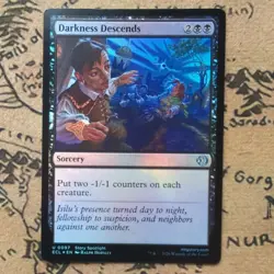 Darkness Descends (Foil) - 0097 - Lorwyn Eclipsed ECL - MTG - NM/M - Image 1