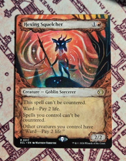 MTG Hexing Squelcher Showcase Lorwyn Eclipsed Magic the Gathering NM - Image 1