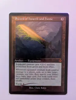 MTG Sword of Hearth and Home (Retro Frame) NM Etched Foil Modern Horizons 2 - Image 1