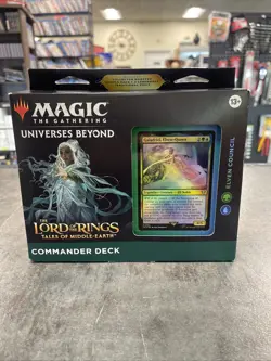 Magic the Gathering Lord of the Rings - Elven Council - Commander Deck 195166205052 - Image 1