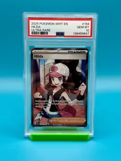 PSA 10 - 2025 POKEMON, WHT EN, HILDA, ULTRA RARE - Image 1