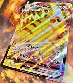 Pokemon (JUMBO) Black Star Promo Pikachu VMAX SWSH286 FOIL Ultra Rare 2023 MINT - Image 5