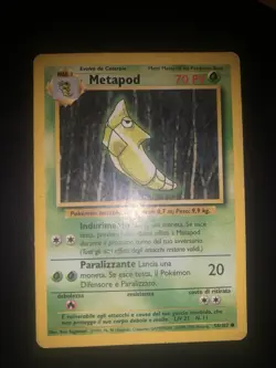 carta pokemon Metapod ita set base 54/102 italiana Comune - Image 1