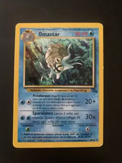Carta Pokemon Omastar 40/62 Fossil Non Comune Ita Italiano - Image 1