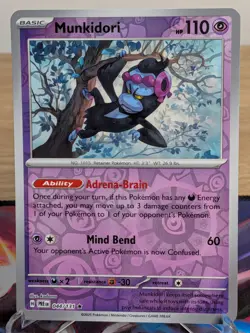 MUNKIDORI 044/131 RARE PRISMATIC EVOLUTIONS POKEMON REVERSE HOLO NM - Image 1