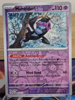 MUNKIDORI 044/131 RARE PRISMATIC EVOLUTIONS POKEMON REVERSE HOLO NM - Image 1