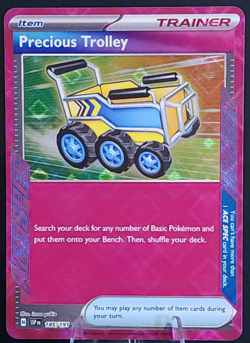 Precious Trolley 185/191 Ace Spec - Pokemon TCG - Surging Sparks (NM) - Image 1