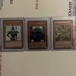 YuGiOh Dark Magician 49 Obelisk The Tormentor 37 The Winged Dragon Of Ra 45 - Image 1