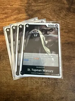 One Piece TCG 4x OP13-089 St. Topman Warcury (playset) English - Image 1