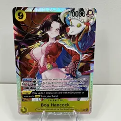 One Piece The Azure Sea's Seven Boa Hancock OP14-112 SR Foil NM - Image 1