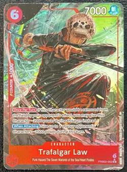 One Piece TCG | Trafalgar Law PRB02-002 Alternate Art One Piece the Best Vol. 2 - Image 1