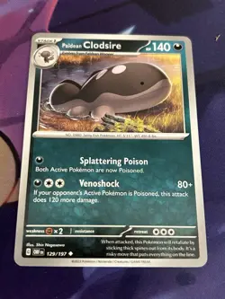Paldean Clodsire 129/197 Uncommon | Obsidian Flames | Pokemon Card - Image 1
