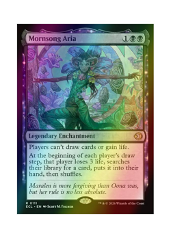 Magic the Gathering MTG ECL Mornsong Aria 111 Foil Near Mint - Image 1