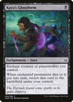 Kaya's Ghostform 1x MtG War of the Spark SP/NM - Image 1