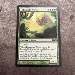 Elderscale Wurm - Magic 2013 - MTG Magic the Gathering - NM - Image 1