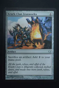 Magic The Gathering MTG KRARK-CLAN IRONWORKS Fifth Dawn LP Lightly Played - Image 1