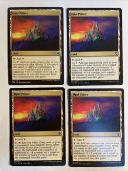 4x Mtg Commander Legends Opal Palace NM/M Magic The Gathering - Image 1