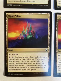 4x Mtg Commander Legends Opal Palace NM/M Magic The Gathering - Image 2