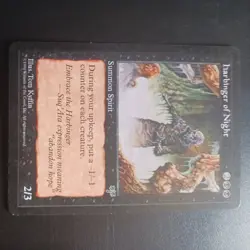 Mtg Harbinger of Night LP/NM Mirage Black Spirit Creature Reserved List Rare - Image 2