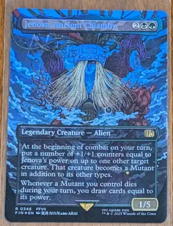 Magic The Gathering MTG - Jenova, Ancient Calamity (Borderless) Foil - FIN - Image 1