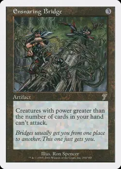7th Edition MTG 1 Ensnaring Bridge Magic - Image 1