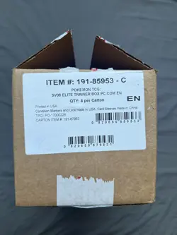 Pokemon TCG x4 Surging Sparks Pokemon Center ETB NEW SEALED ✅ OPEN CASE 📦 - Image 3