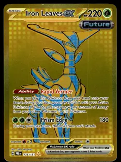 Iron Leaves ex HR 176/131 Hyper Rare SV: Prismatic Evolutions Pokemon - Image 1